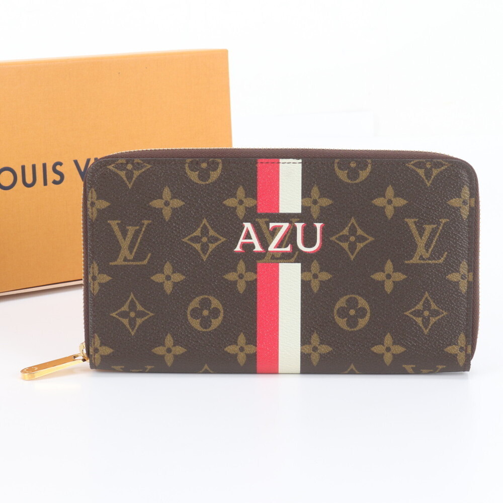 Louis Vuitton Monogram Zippy Organizer Leather Long Wallet for Women